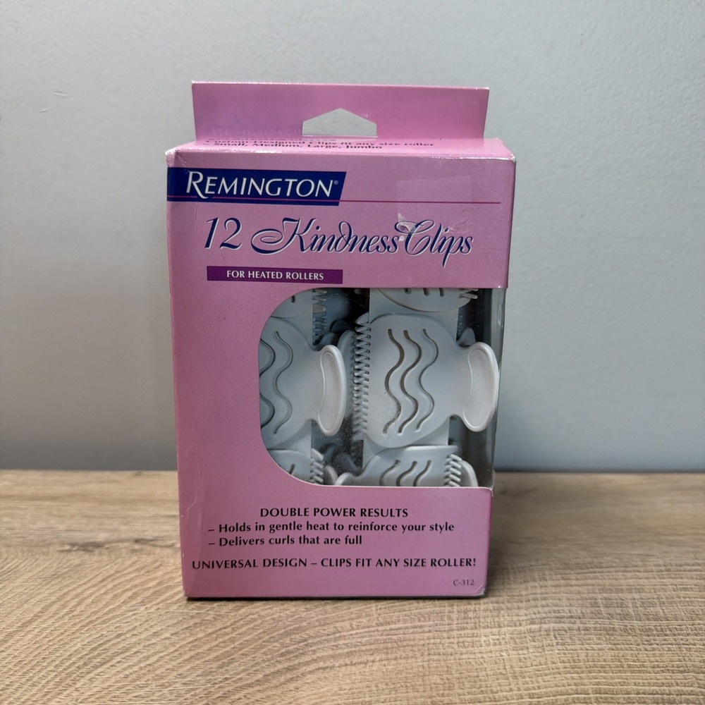 Remington 12 Kindness Clips C-112 Universal Heated Hair Roller Replacement New